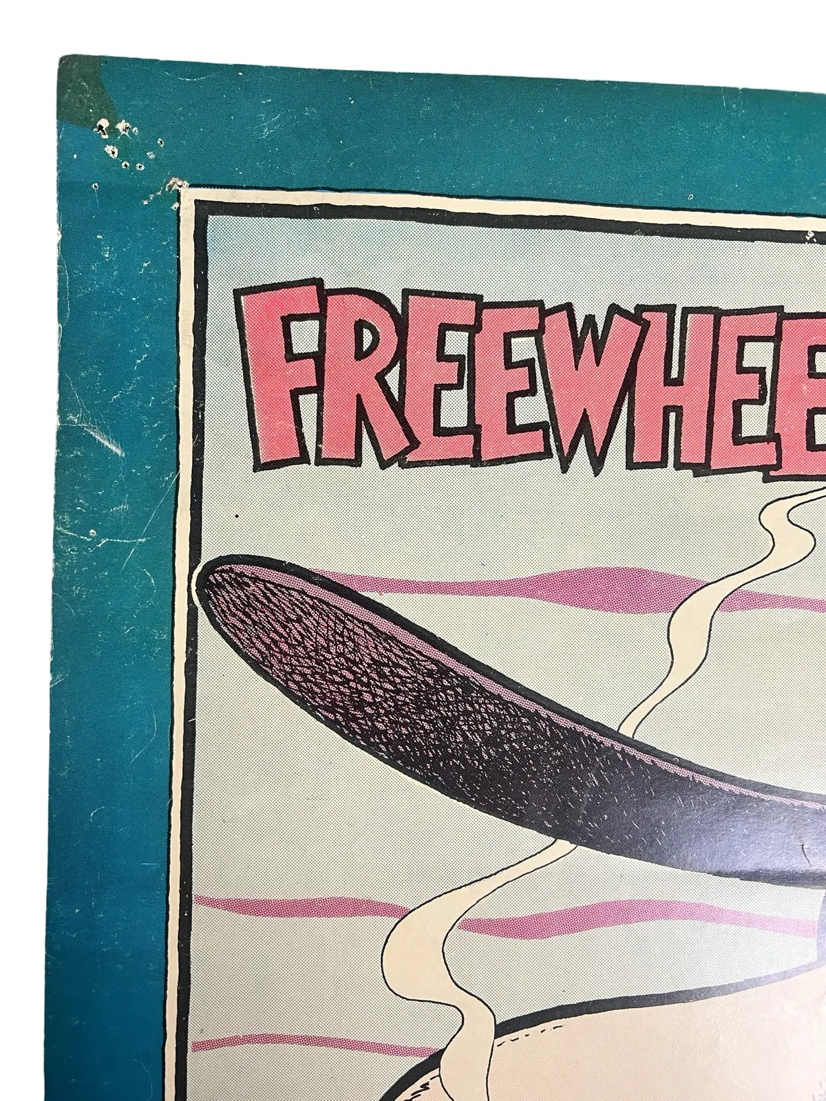 Vintage Comic Poster, The Fabulous Furry Freak Brothers, Freewheelin Franklin Sez By Gilbert Shelton, 1979 Rip Off Press photo 350.0