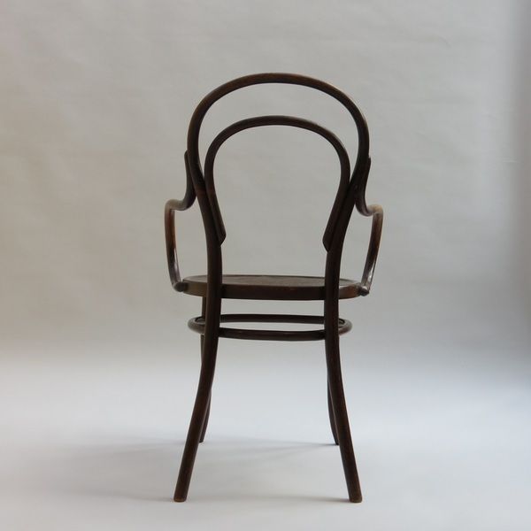 Bentwood Chair With Arms Model No 14 Art Nouveau Chair Thonet Austria 1890 photo 200.0