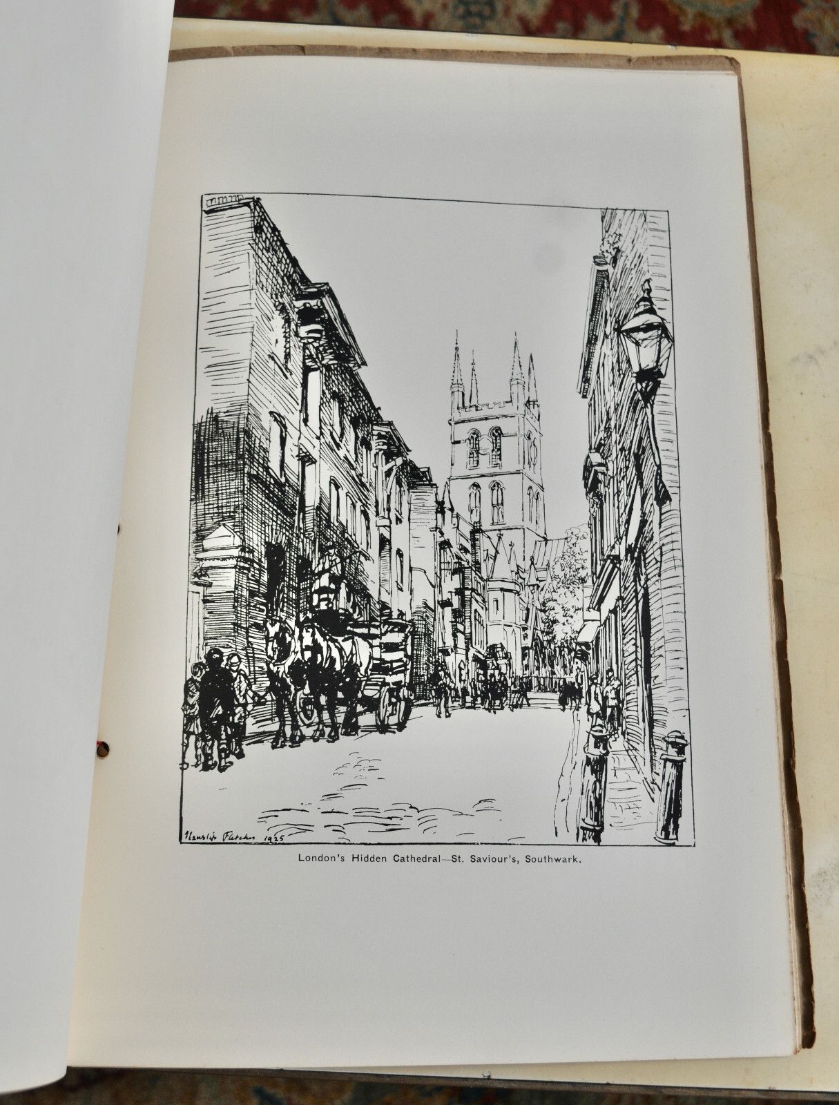 Changing London, A Book Of Sketches, Hanslip Fletcher, 1st Edition 1925 photo buy