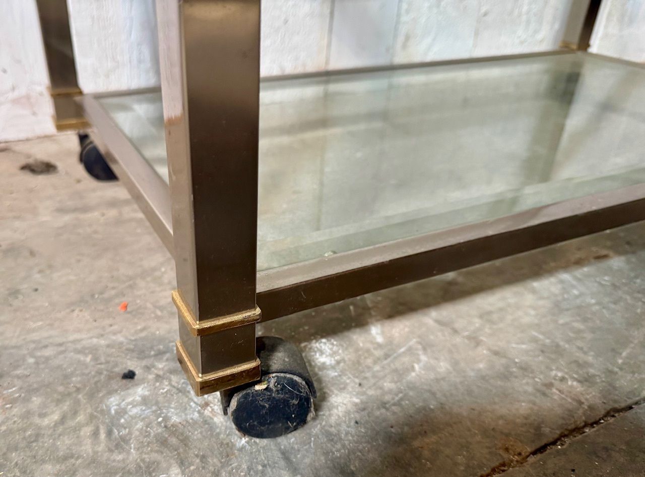 photo vinterior Quality French Mid Century Chrome Cocktail Trolley