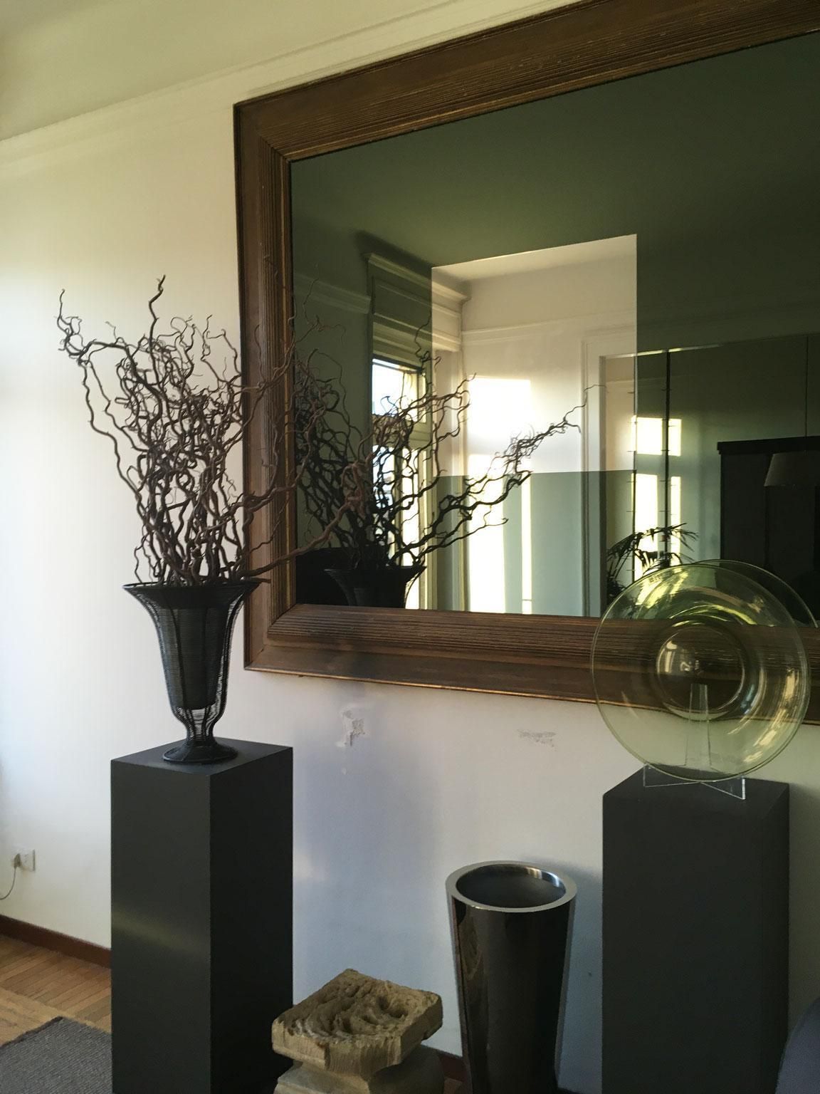 photo vintage France Iron Wire Minimalist Vase And Planter Bowl