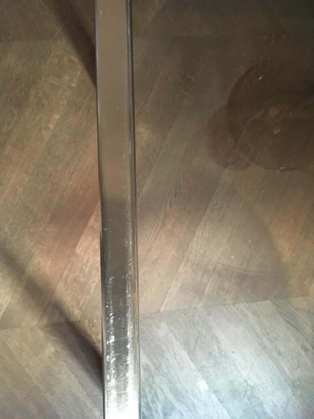 Italy Mid 20th Century Modern Steel Crystal Desk photo 1702.0