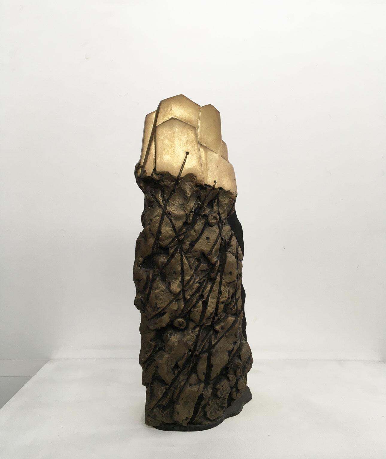 1979 Italy Post Modern Graziano Pompili Abstract Bronze Sculpture photo furniture