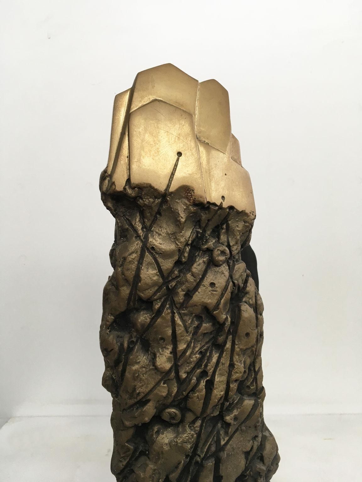 1979 Italy Post Modern Graziano Pompili Abstract Bronze Sculpture photo 2043.0