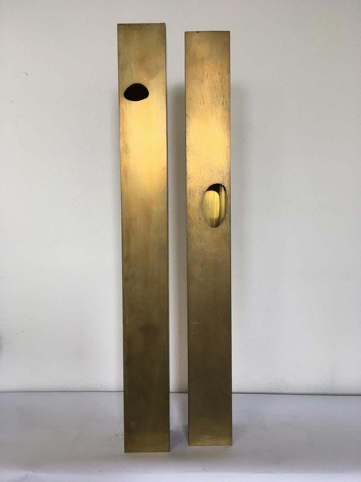 Italy 1998 The Skyscrapers Brass Abstract Sculpture photo furniture