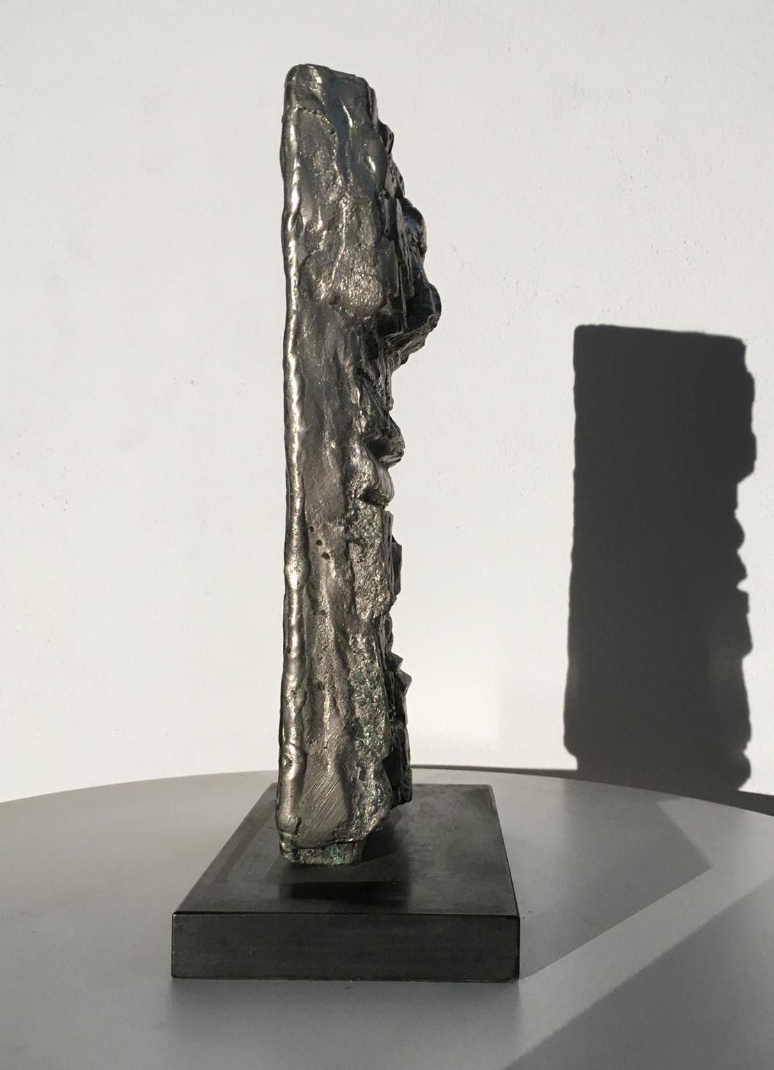 1985 Italy Bronze Abstract Sculpture By Edmondo  Cirillo  Front Opus photo vintage