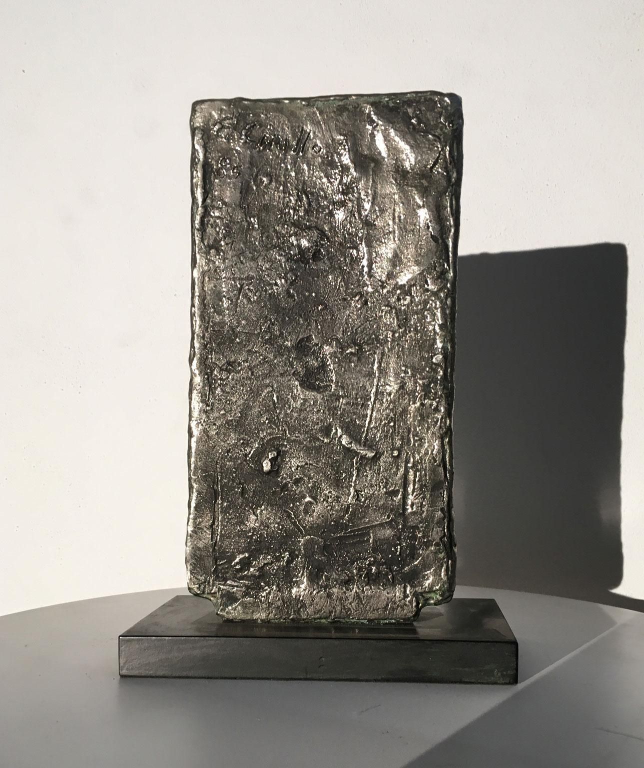 Art 1985 Italy Bronze Abstract Sculpture By Edmondo  Cirillo  Front Opus photo