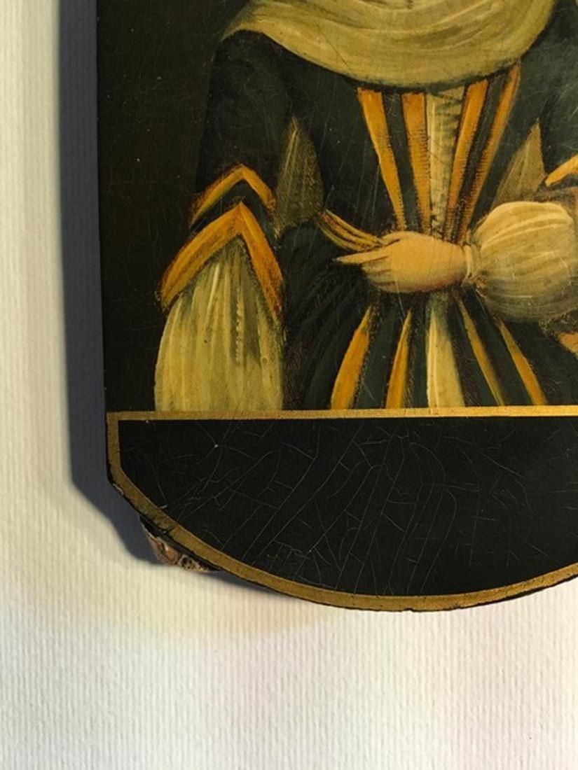Mid 18th Century Decorative Lacquered Wooden Tobacco Snuff Box Black photo for sale