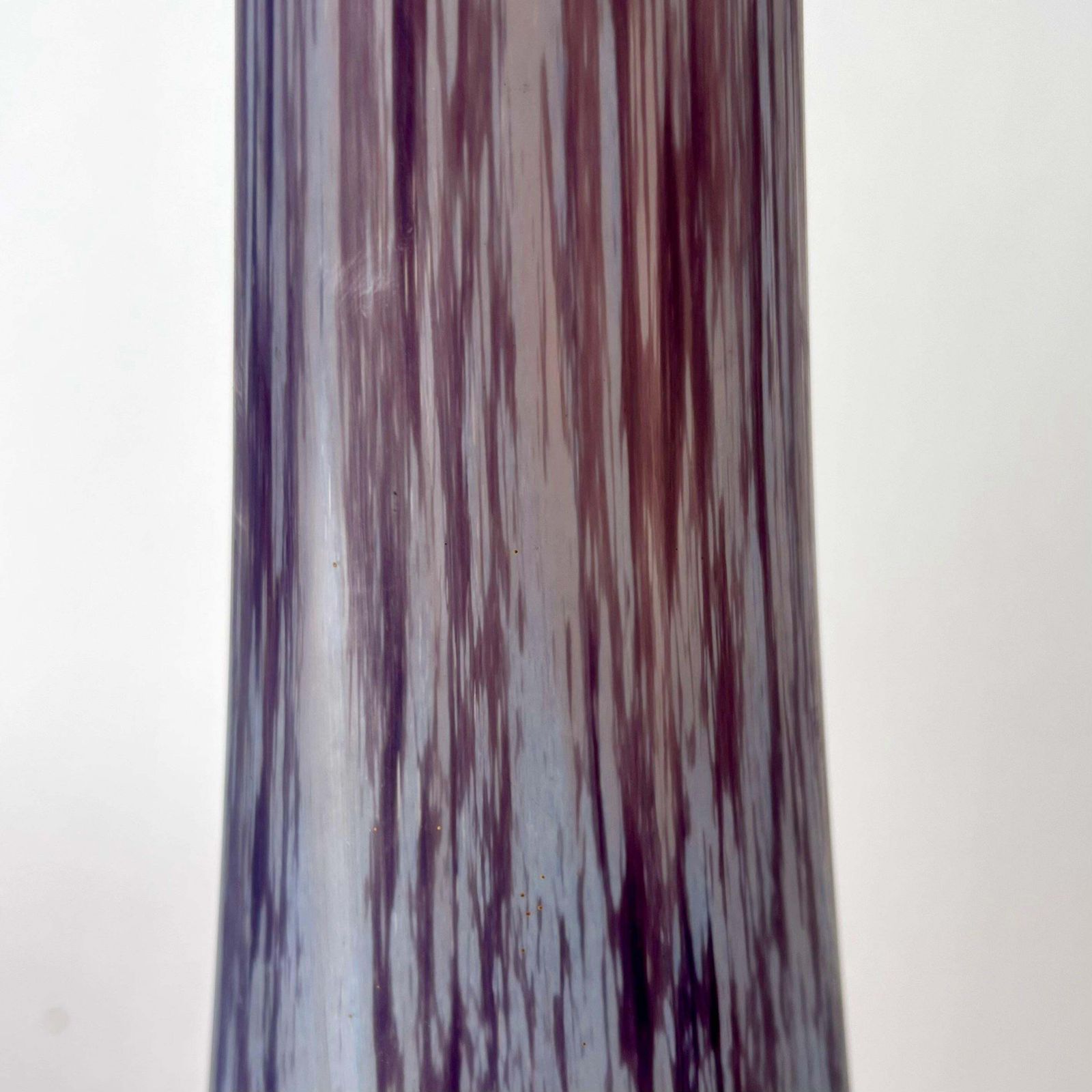 Art Deco Monumental Egyptian Purple Art Glass Soliflore Vase By Daum Nancy photo 4253.0