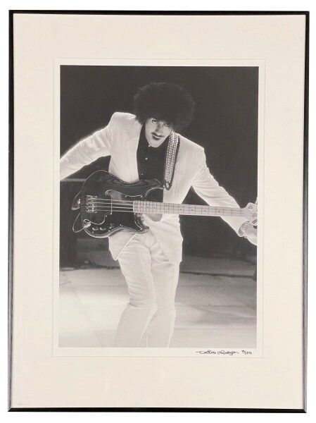 Denis O’ Regan Signed Photograph 3/25 – Phil Lynott, Thin Lizzy