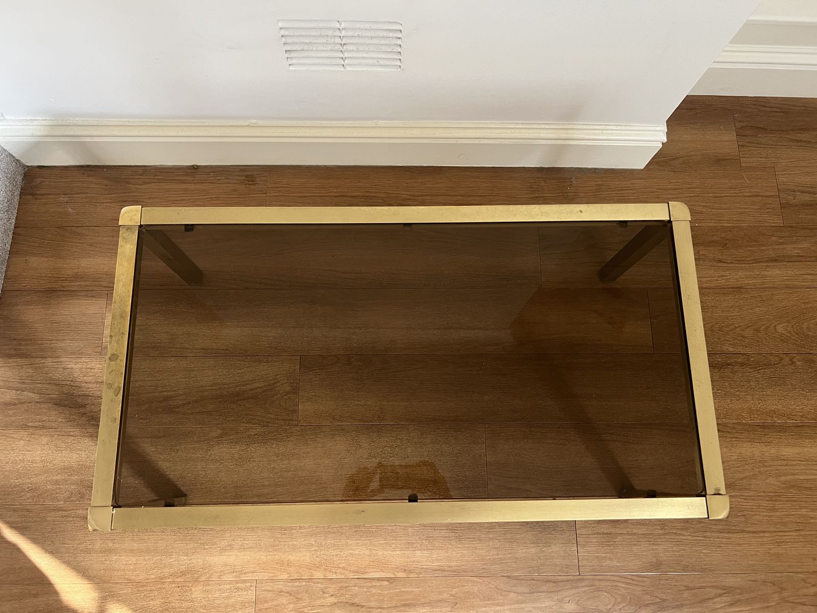 Hollywood Regency Italian Brass Coffee Table By 'Mara' C.1970s photo buy