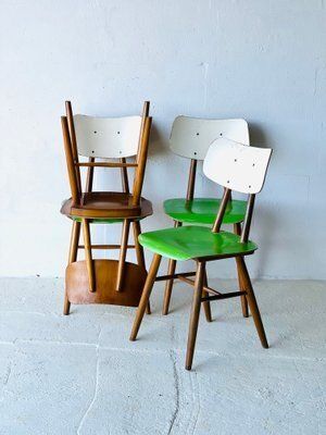 Eetkamerstoelen Van Ton, Ca. Jaren 1960, Set Van 4 photo furniture