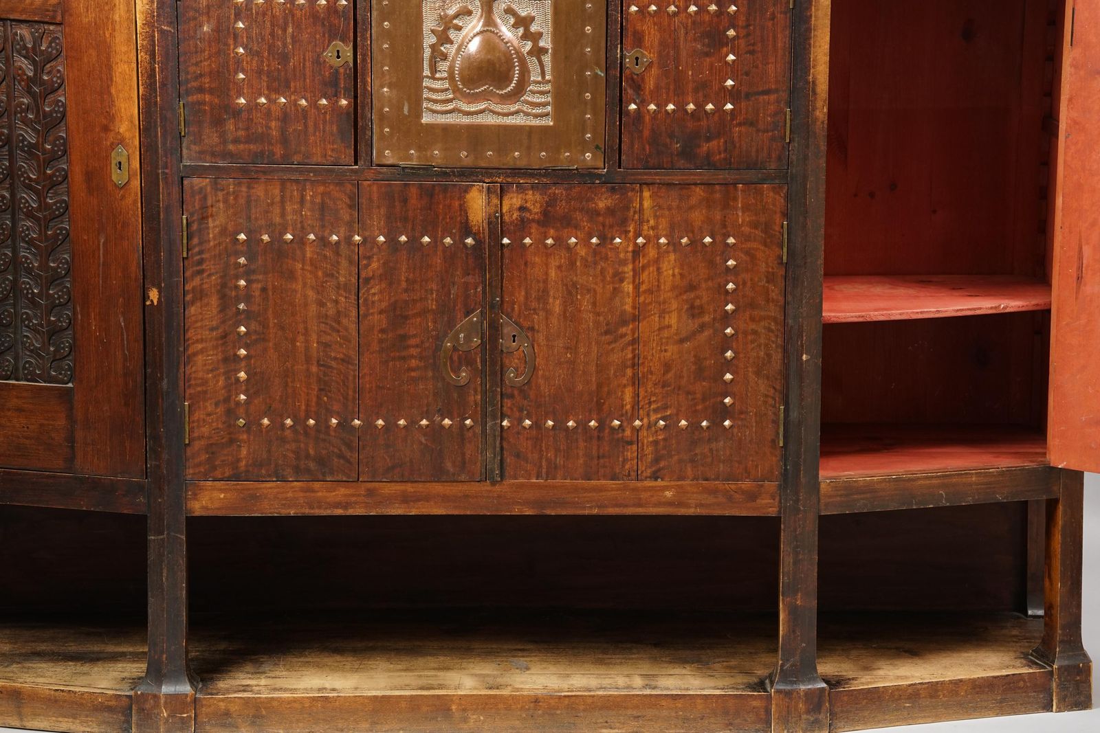 Exceedingly Rare Jugend Cabinet By Eliel Saarinen, Early 1900s photo vintage