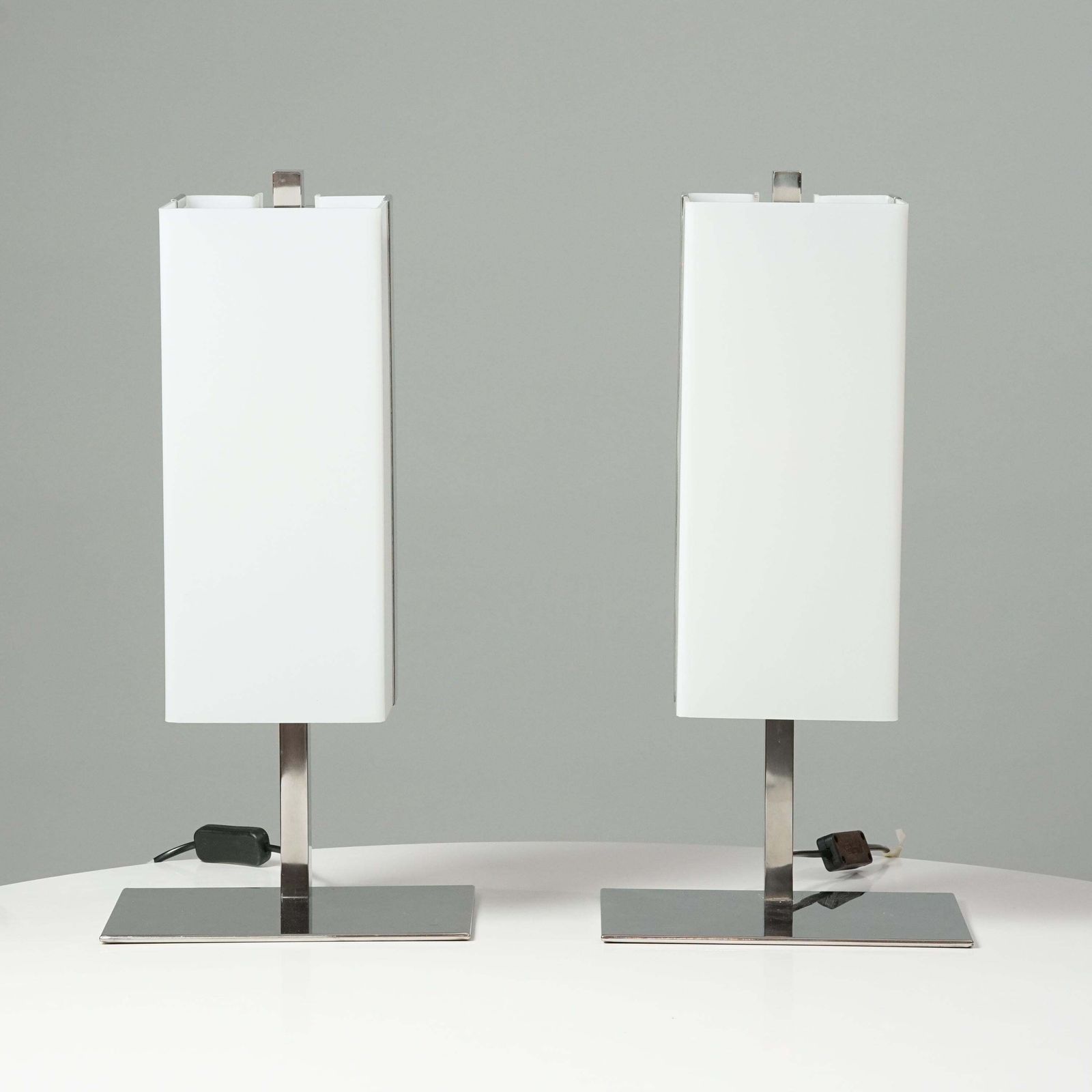 Pair Of Table Lamps, Lars Gunnar Nordström, Metallimestarit, 1970s photo furniture