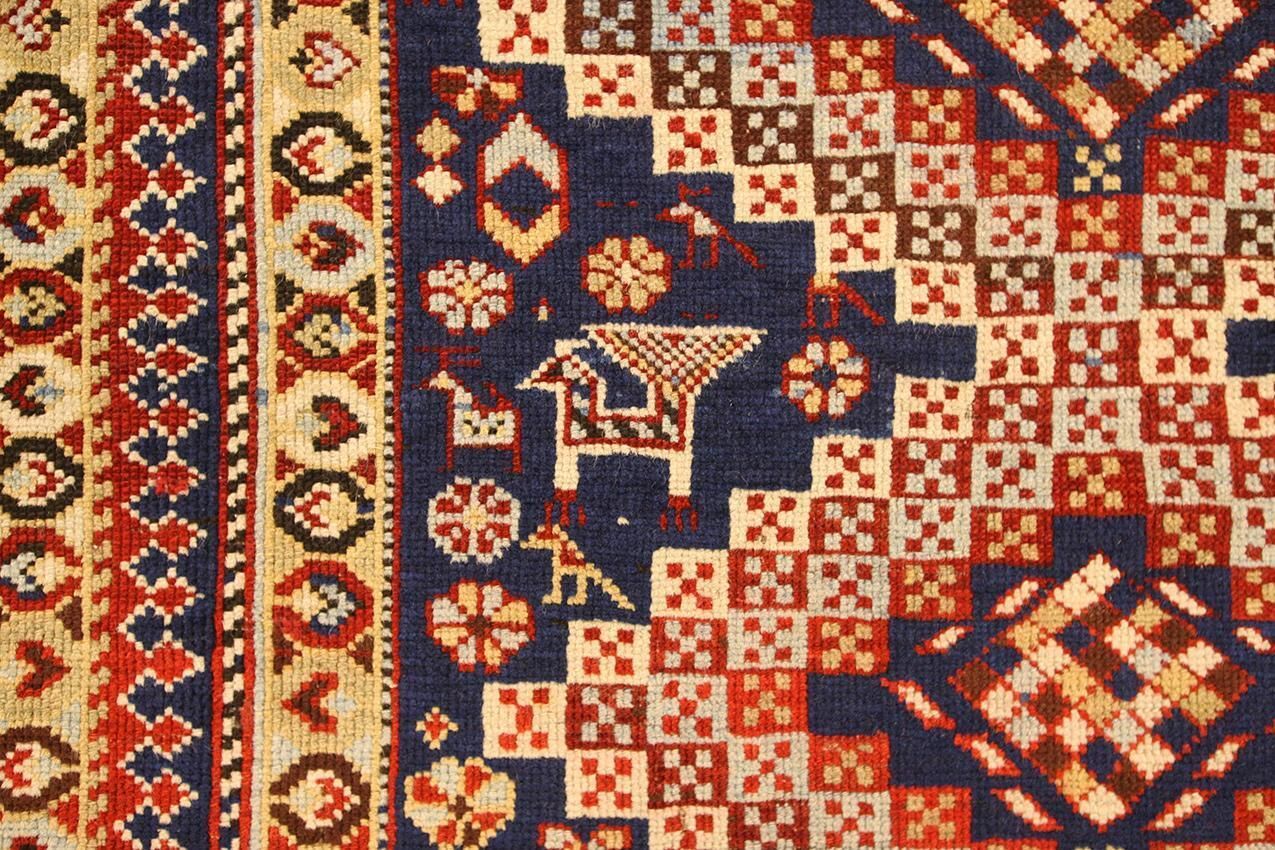 Shirvan Rug Antique Caucasian With Geometric Design, 1880 1900 photo for sale