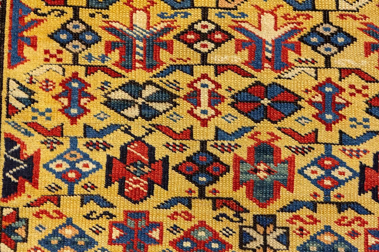Antique Kuba Runner Caucasian Gold Field photo 15285.0