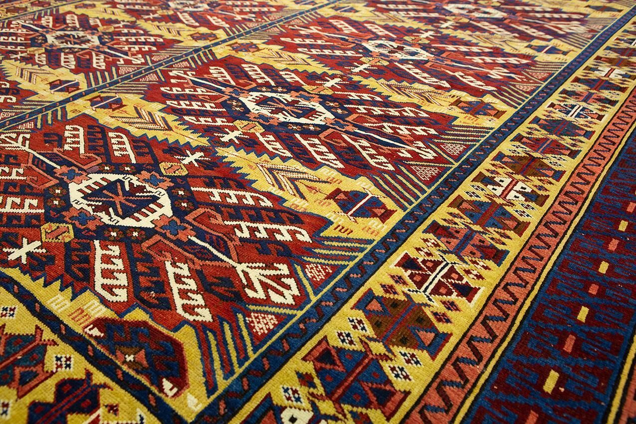 Caucasian Rug Zeiwa 'Zeiva' Rare Piece, 19th Century photo vinterior