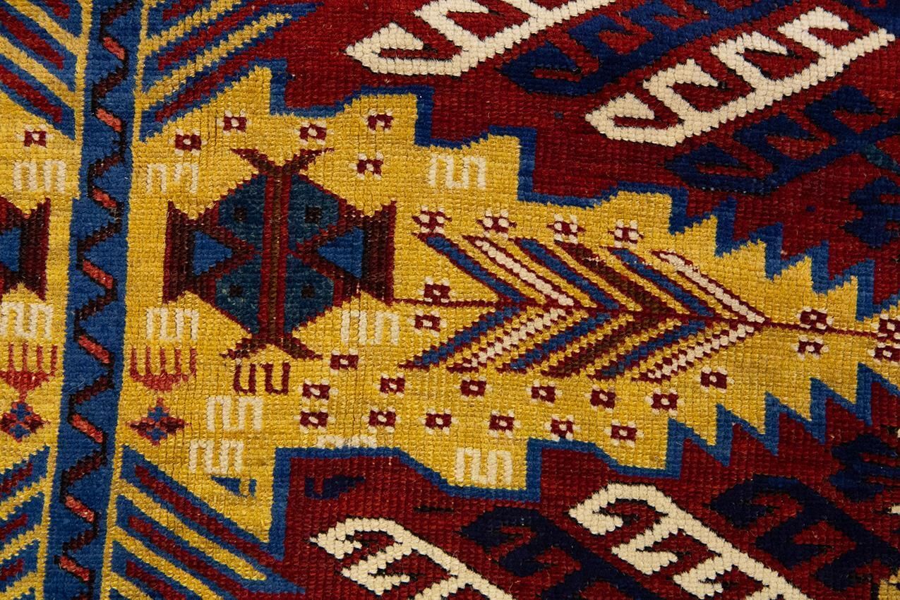 photo furniture Caucasian Rug Zeiwa 'Zeiva' Rare Piece, 19th Century