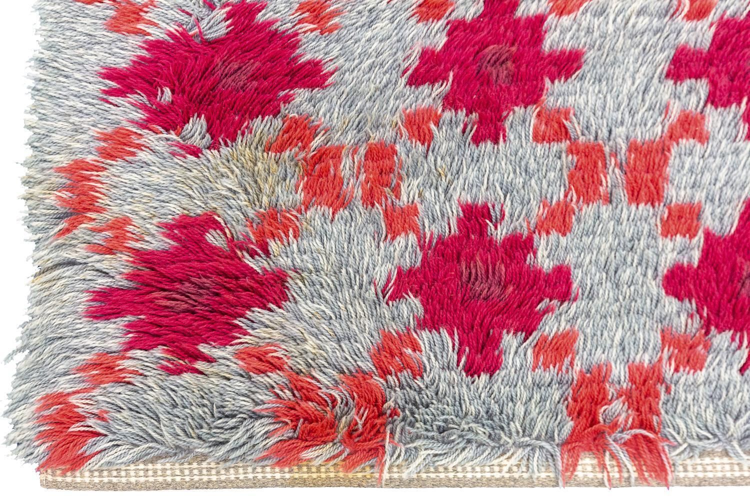 Rya Rug Swedish, 1950 1970 photo Textiles