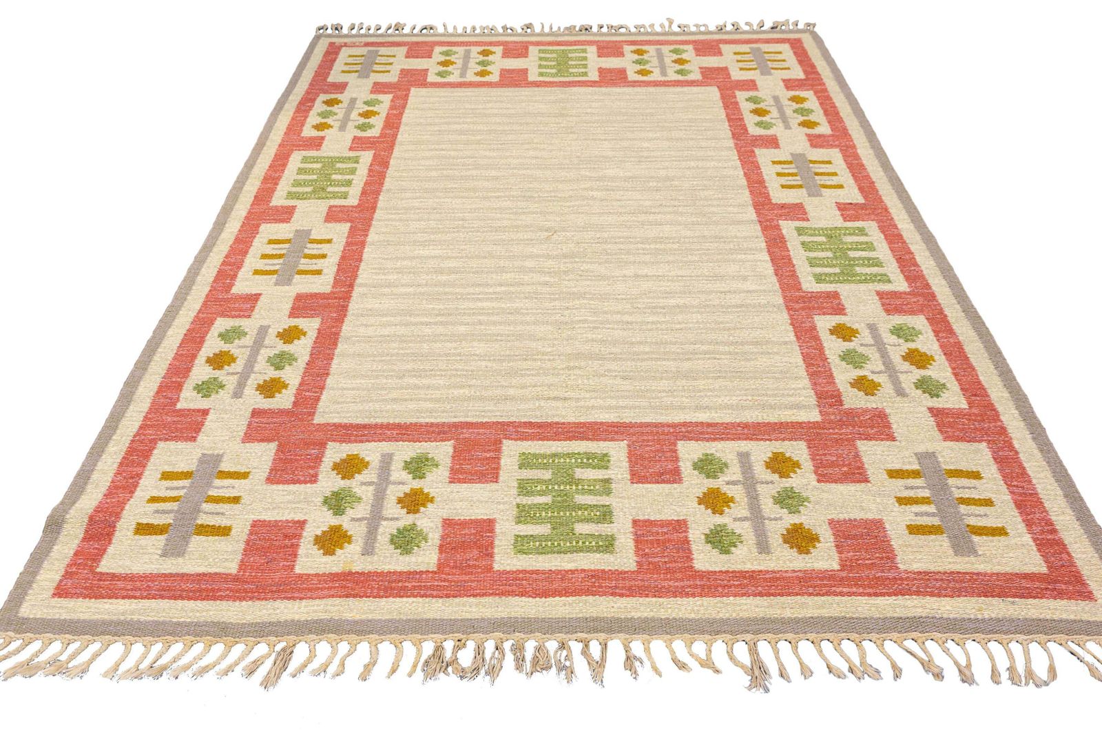 Scandinavian Rollakan Swedish Rug photo Textiles