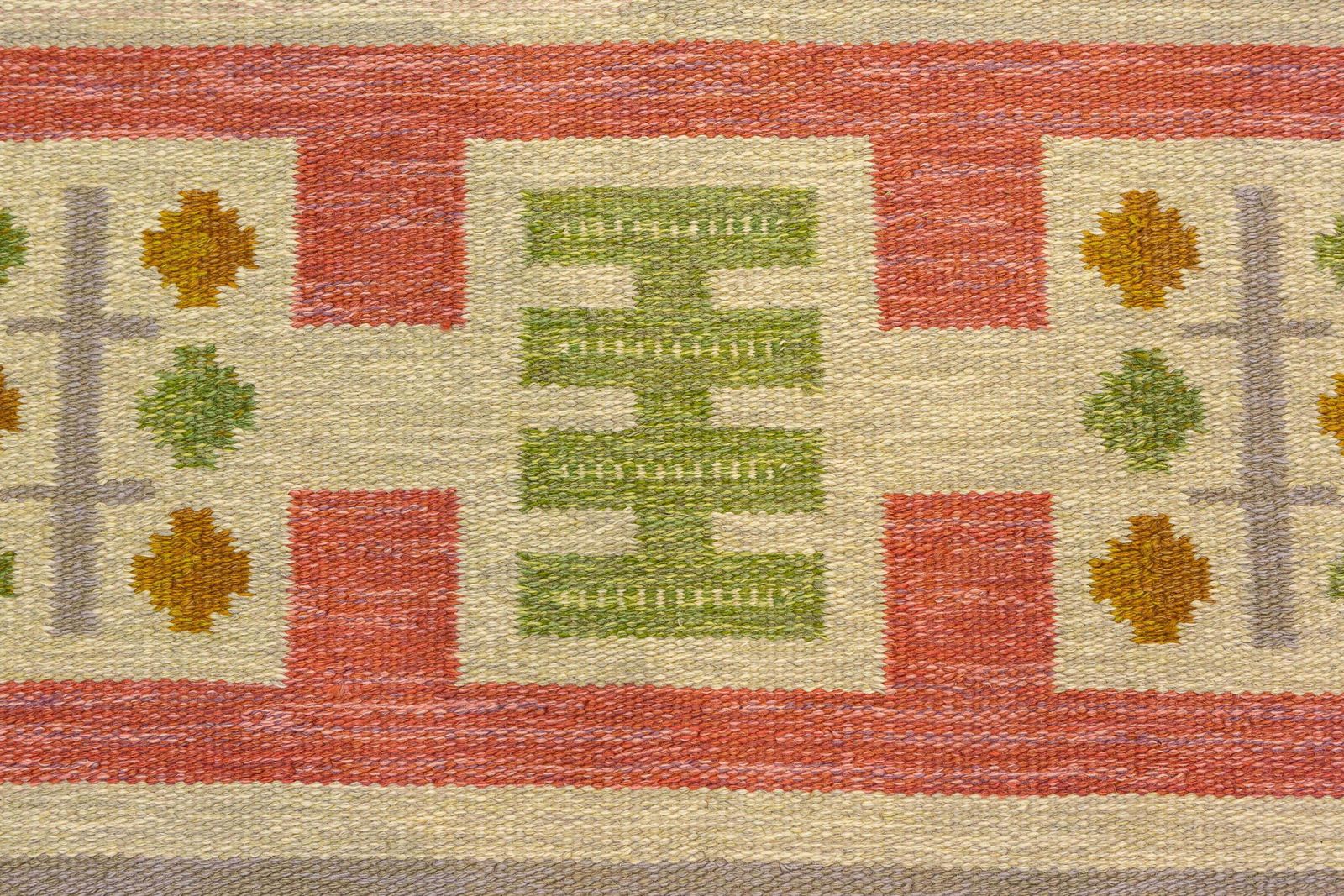 Scandinavian Rollakan Swedish Rug photo vinterior