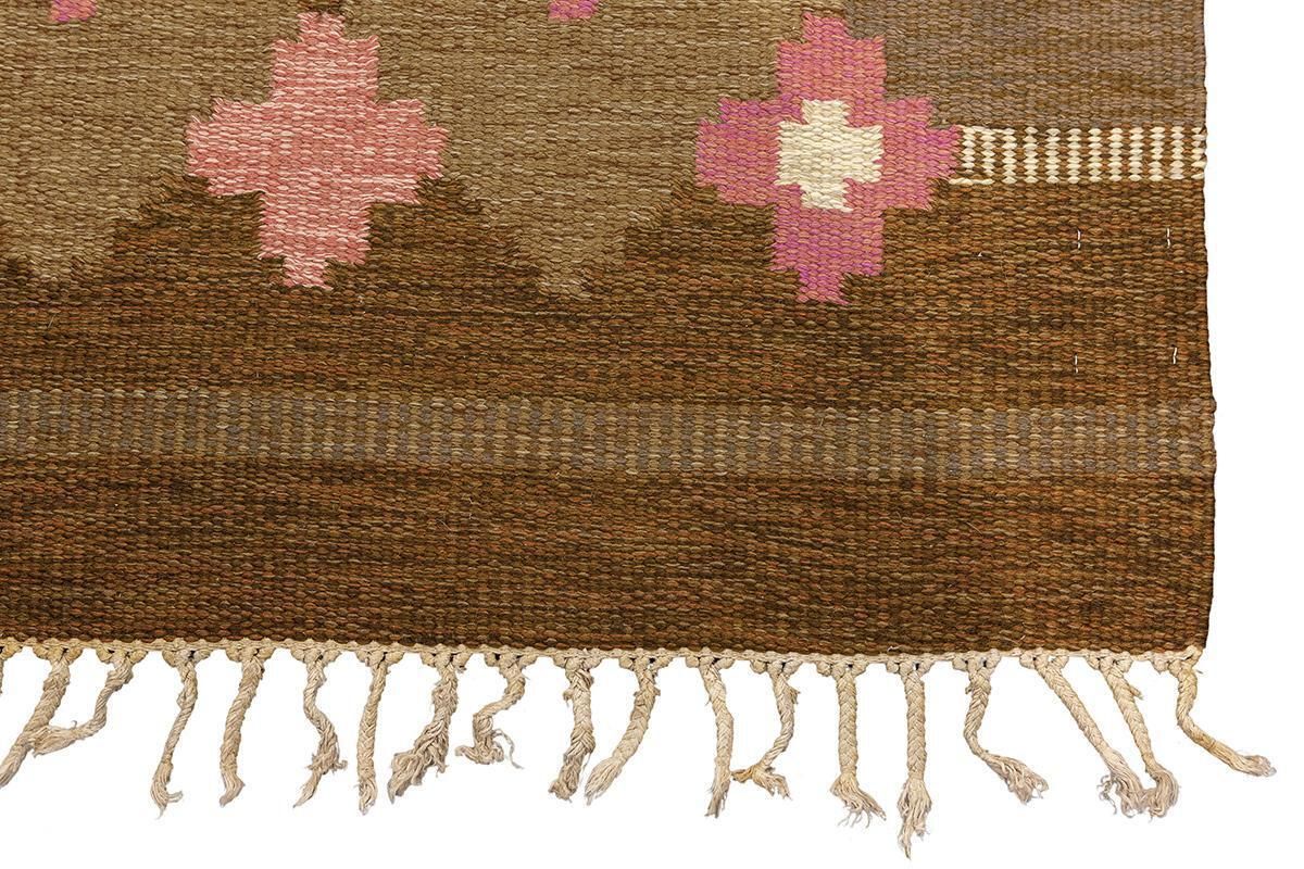 Scandinavian Rug Rollakan Signed Piece photo Textiles