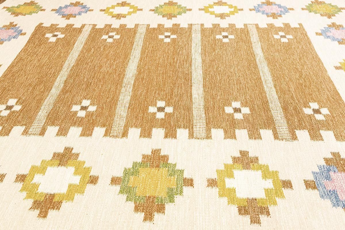 Scandinavian Rug Rollakan Signed photo for sale