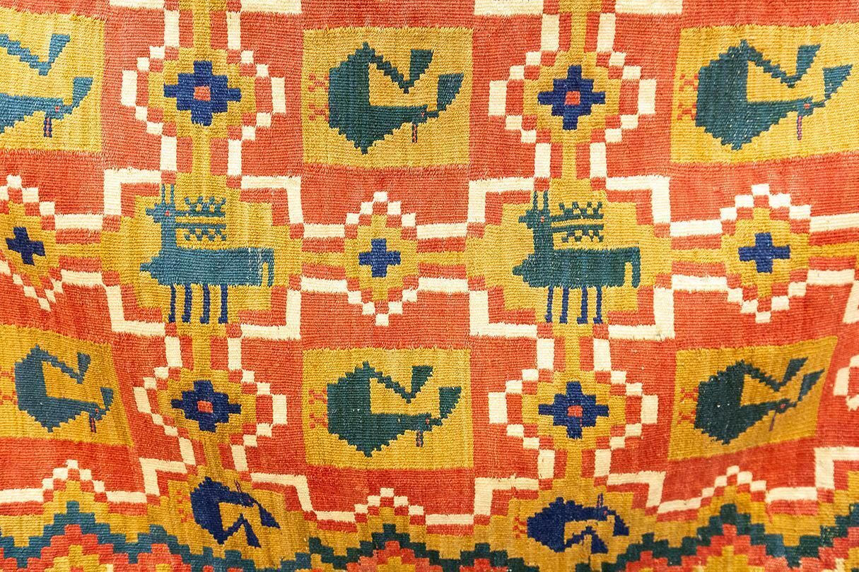 photo furniture Scandinavian Rug Rollakan Flat Weave Cushion