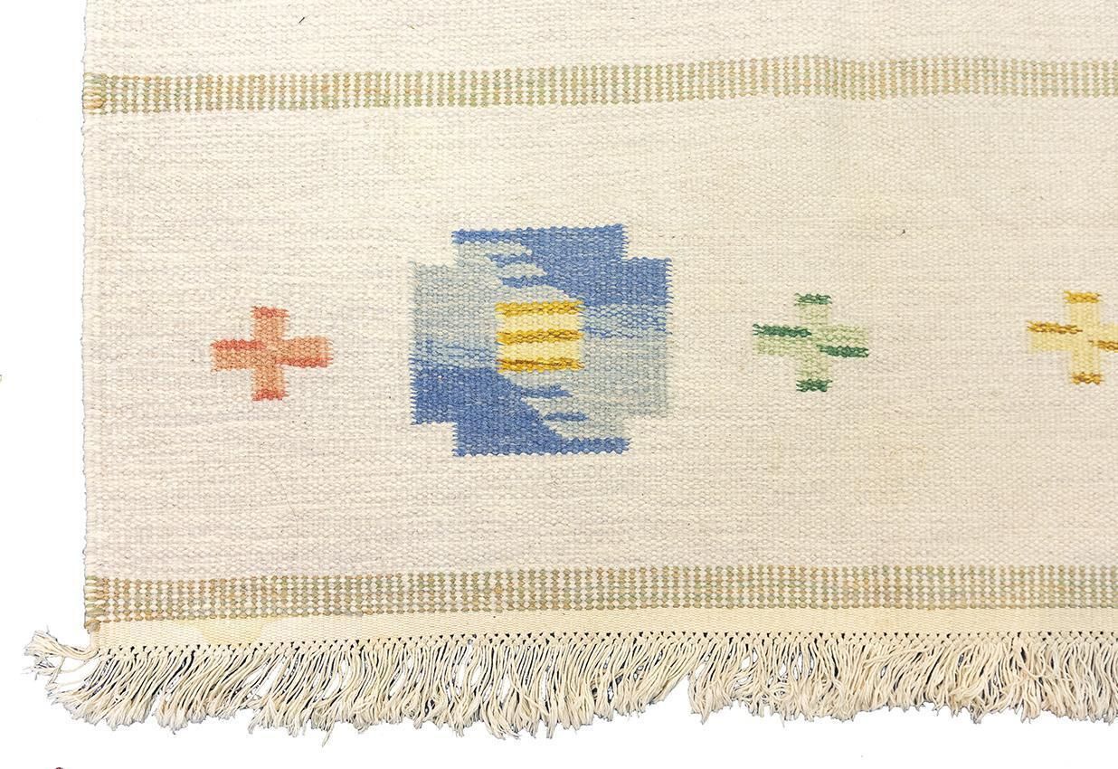 Swedish Flatweave Rug Rollakan, 1950 1970 photo 3312.0