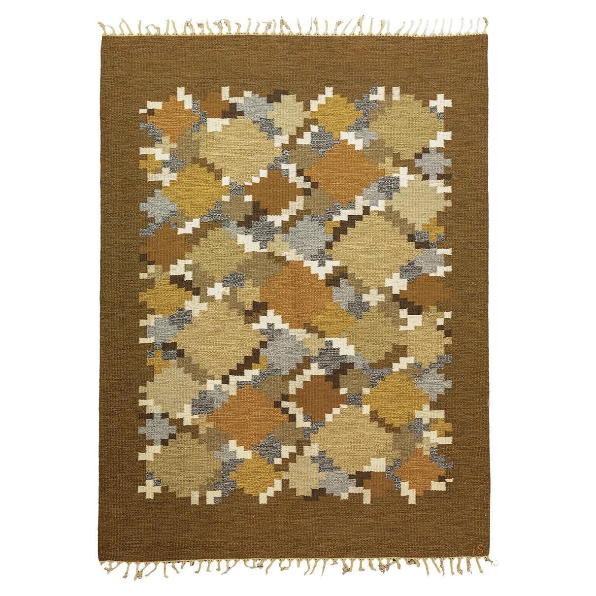 Scandinavian Rug Rollakan  By Ingegerd Silow