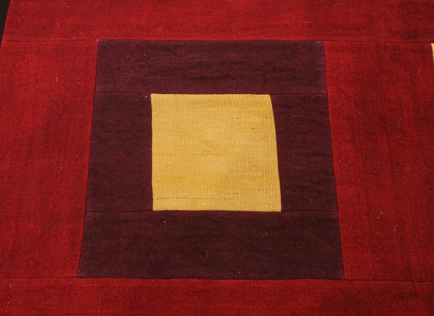 Vintage Old Turkish Red&Yellow Patchwork, 1950 1970 photo for sale