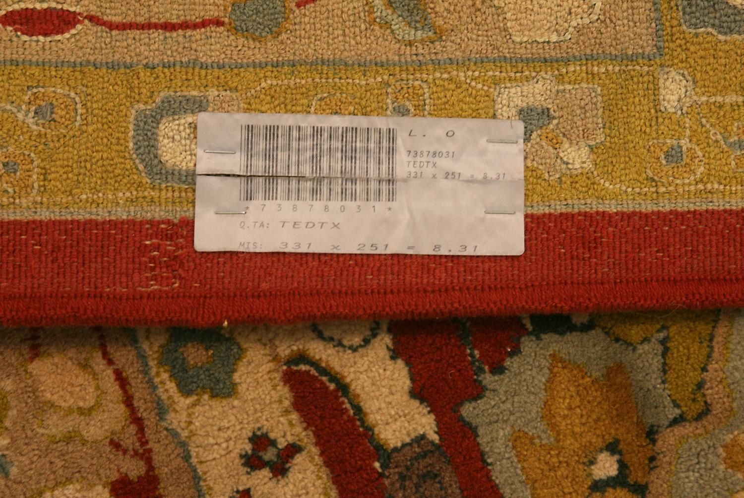 Antique German All Over Field Tetex Carpet Wool, Ca. 1920 photo 2539.0