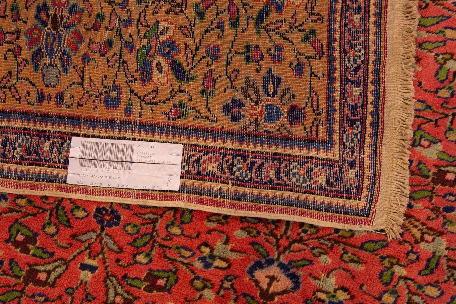 Textiles Kayseri Turkish Hand Knotted Rug, 1950 1970 photo