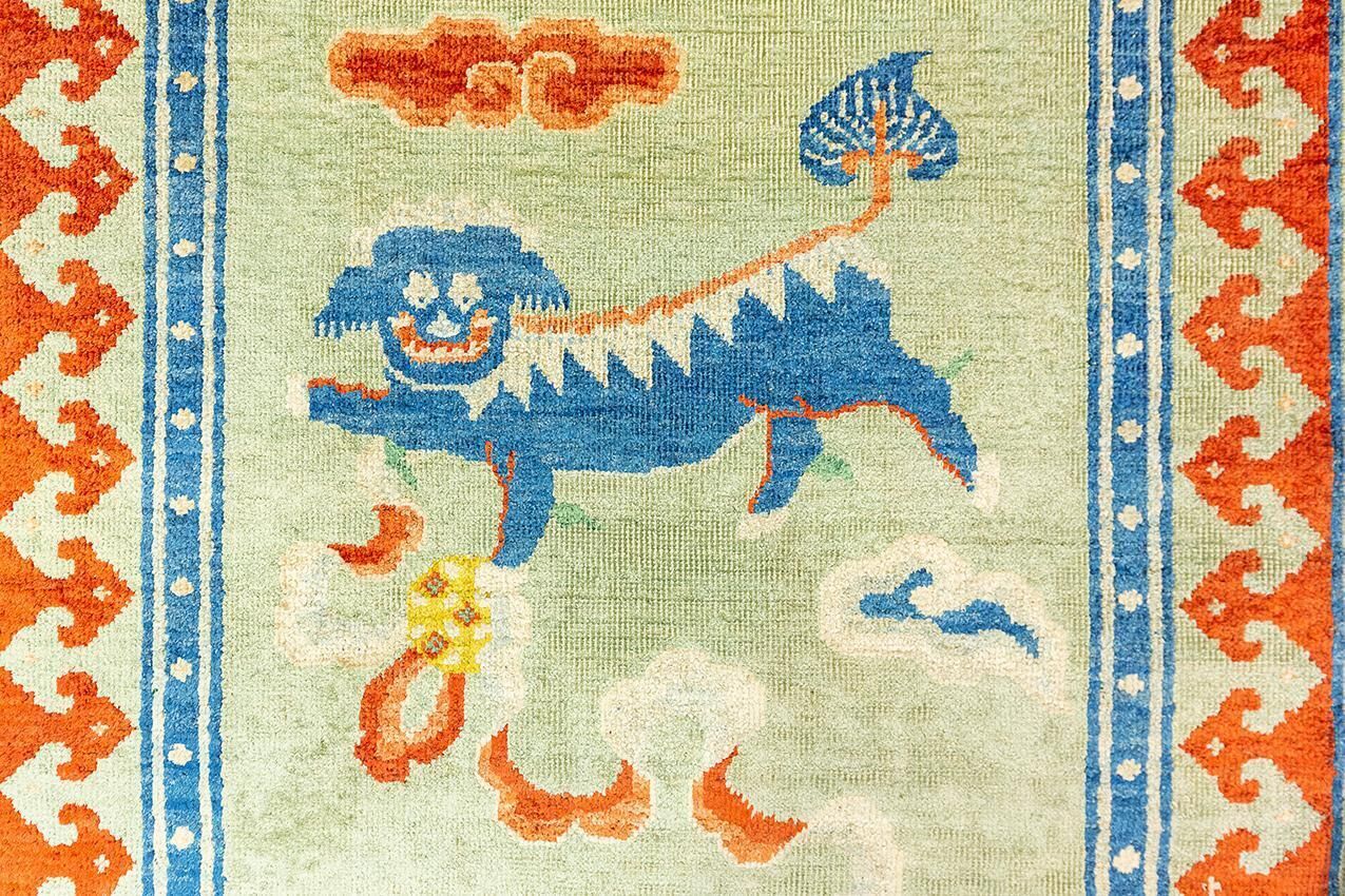 Chinese Rug Foo Dog Design photo vinterior