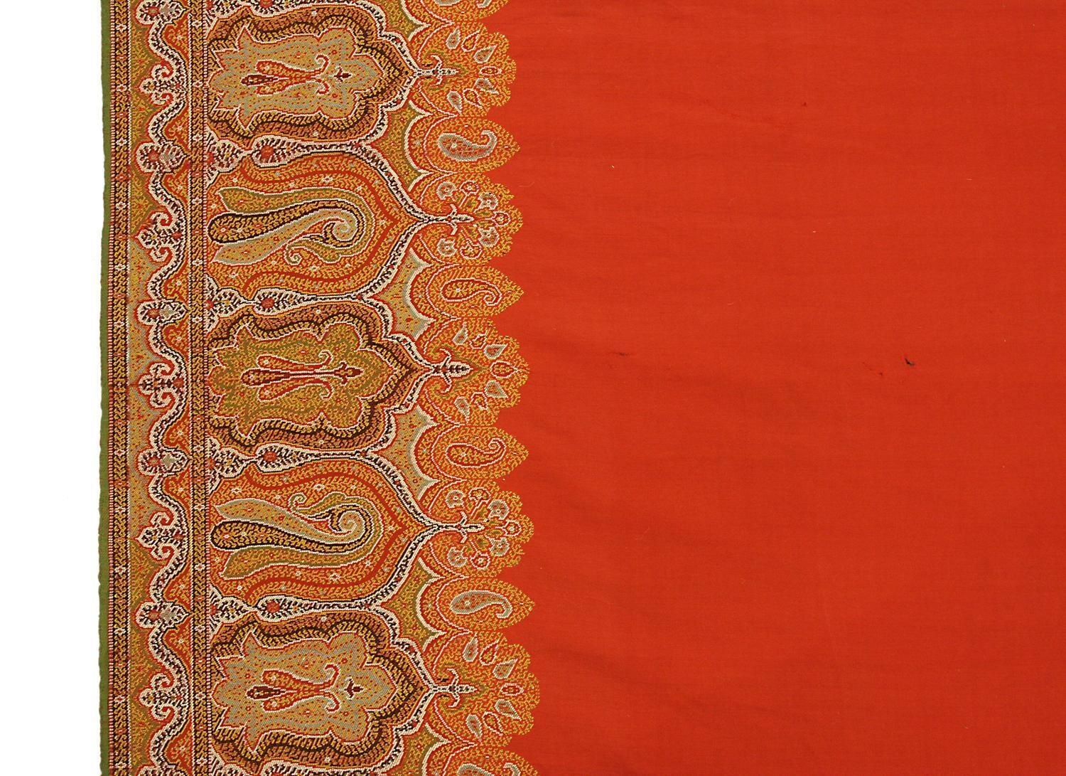 Extra Large Antique Indian Kashmir Textile, Ca. 1900 photo Textiles