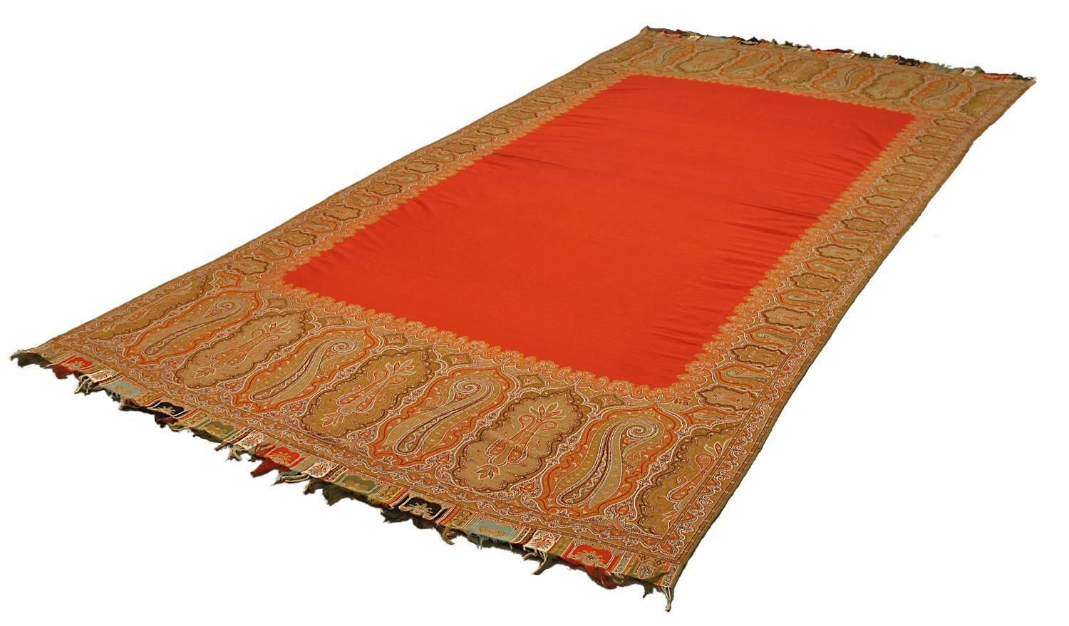 Extra Large Antique Indian Kashmir Textile, Ca. 1900 photo 1690.0