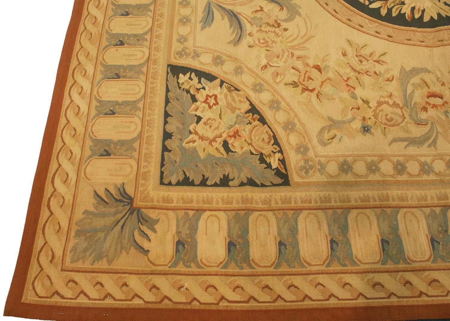 Aubusson Rug Flat Weave Chinese photo furniture