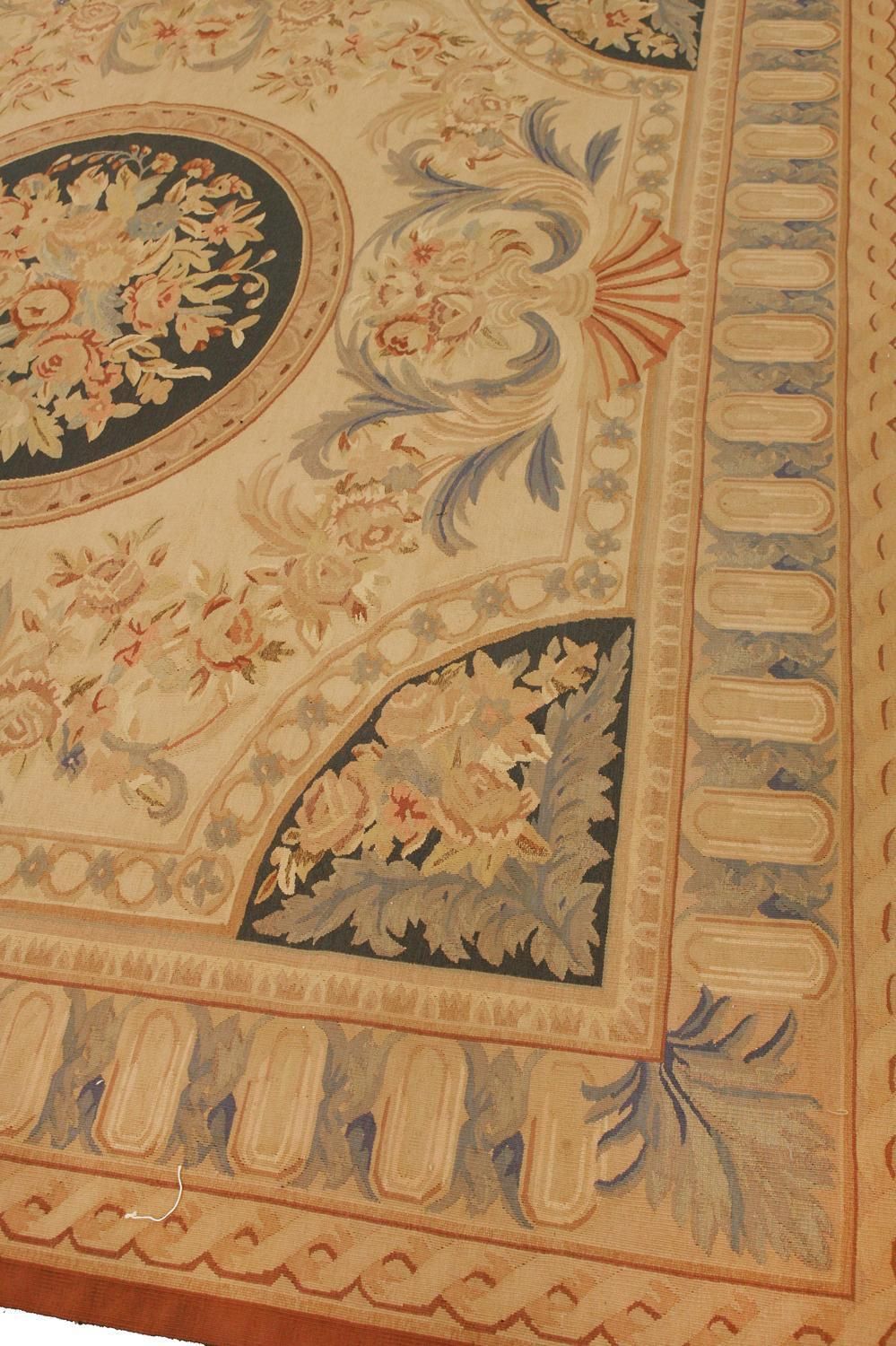 Aubusson Rug Flat Weave Chinese photo for sale