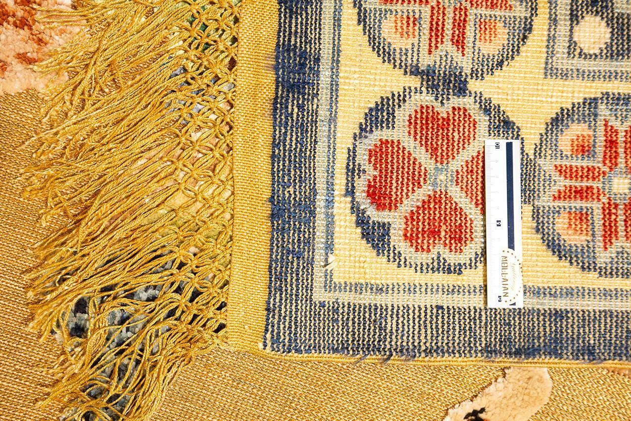 photo vinterior Chinese Silk Rug Immortal Bird Design, 1950 1970