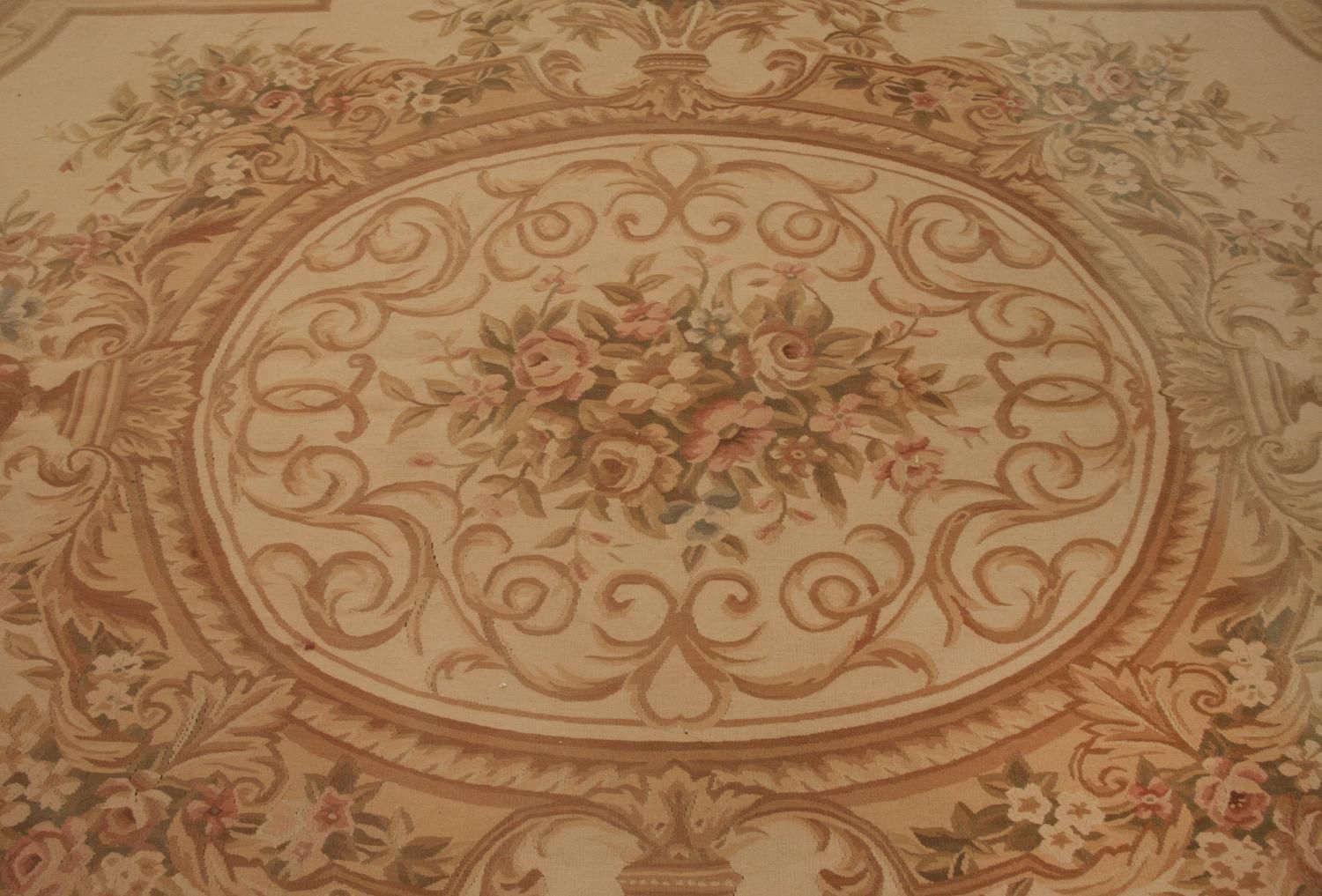 Aubusson Rug French Style Earthy Tones photo 4246.0