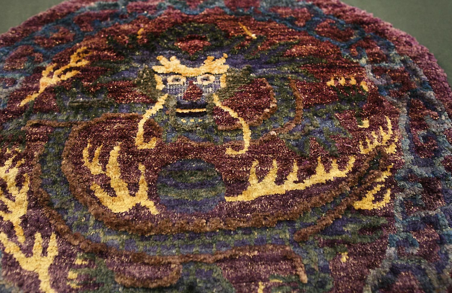 Antique Chinese Rug Dragon Design, 19th Century photo for sale