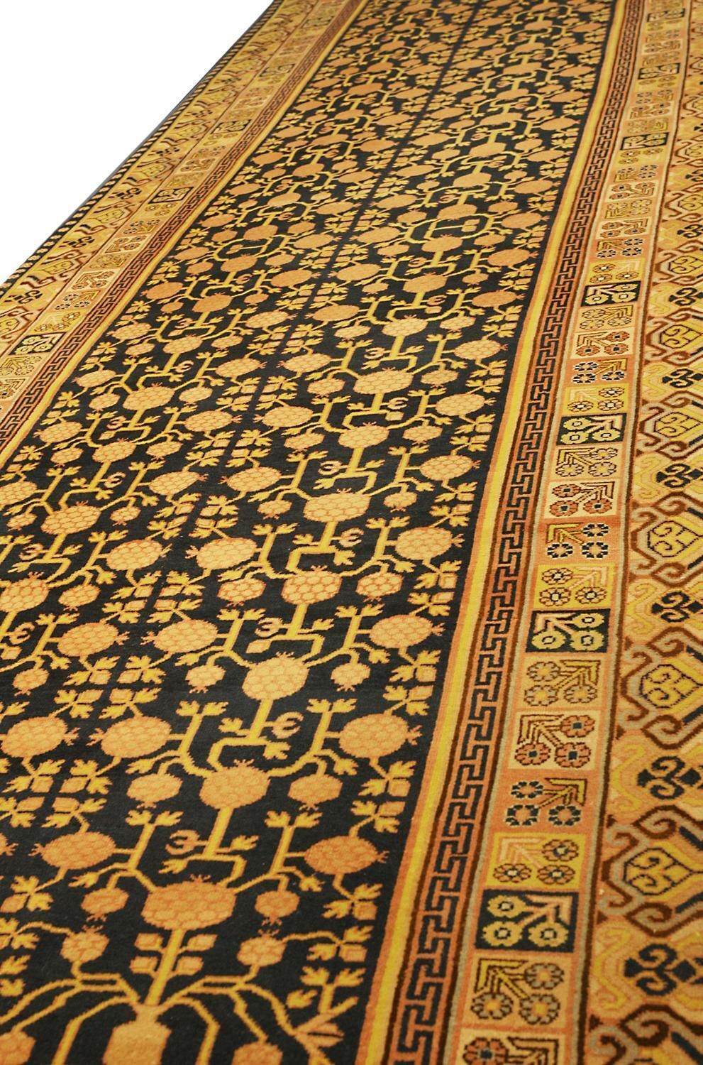 Antique Kalleh Khotan Wool Carpet East Turkistan, Ca. 1920 photo buy