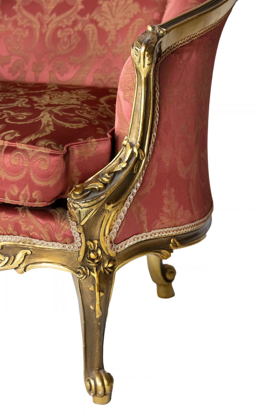 French Giltwood Loveseat Sofa photo 2127.0