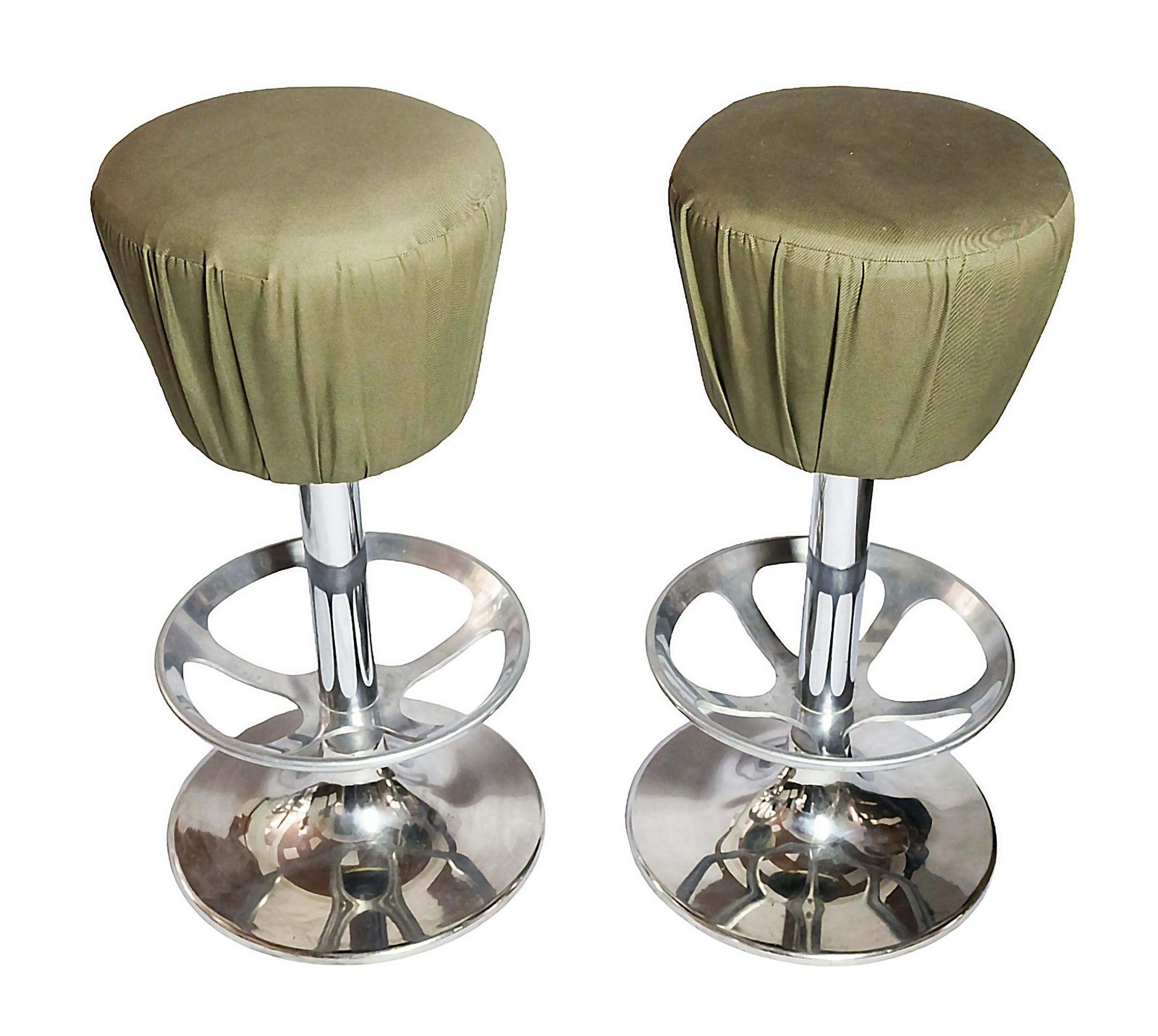 Pair Of Mid Century Italian Bar Stools/Chairs photo furniture