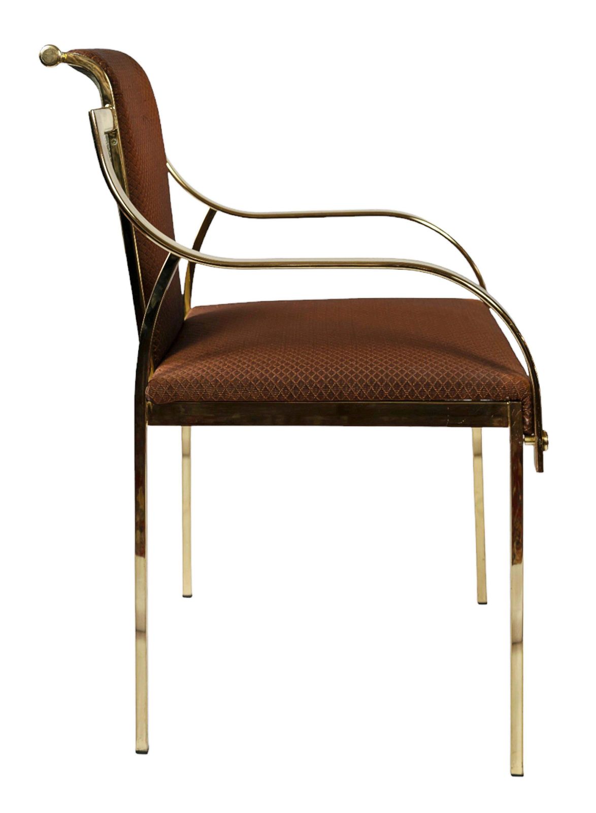 Set Of 4 Pcs. Mid Century Italian Romeo Rega/Maison Jansen Style Dining Chairs photo Furniture