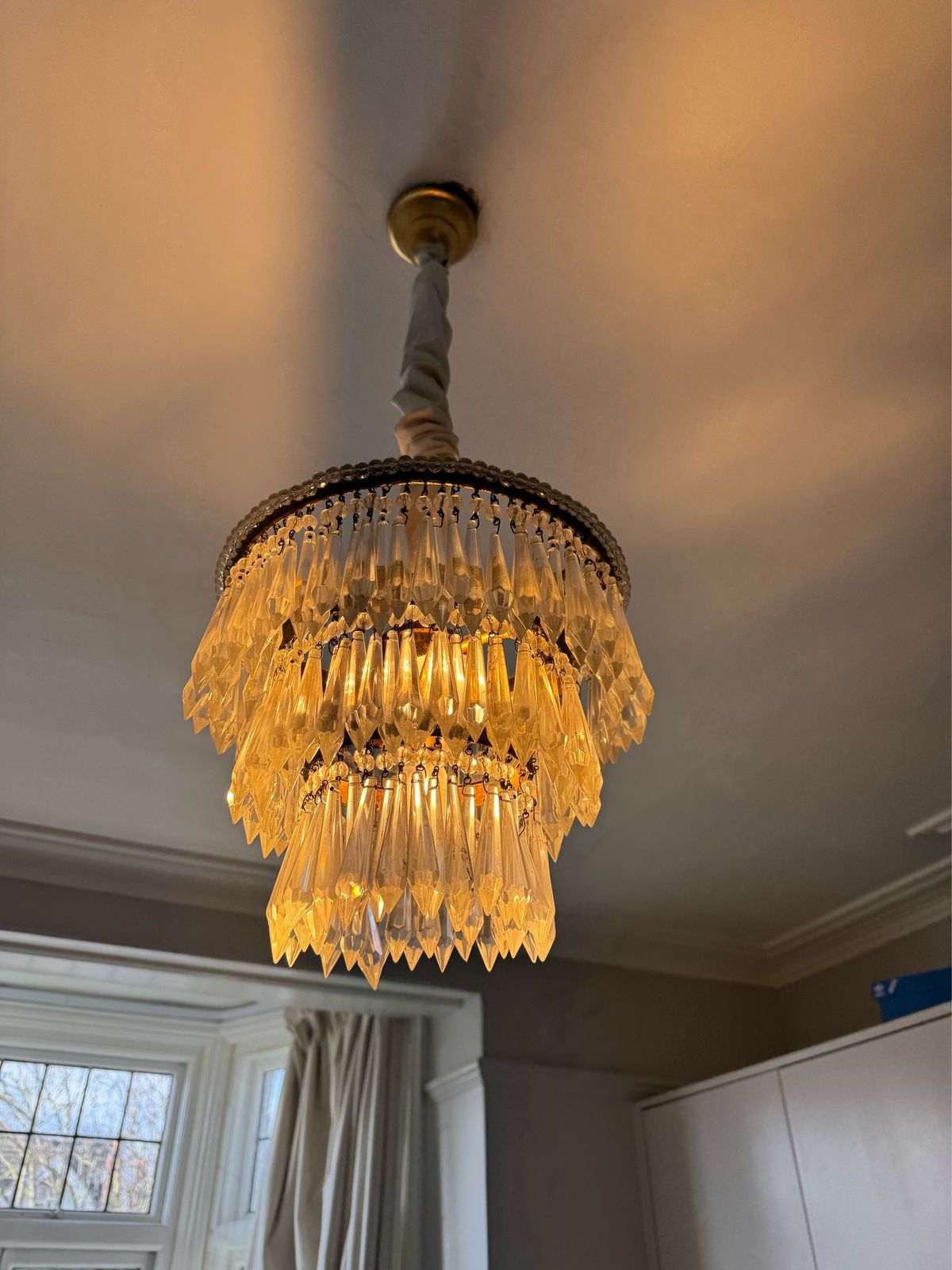 photo for sale Job Lot 4 Antique Chandeliers
