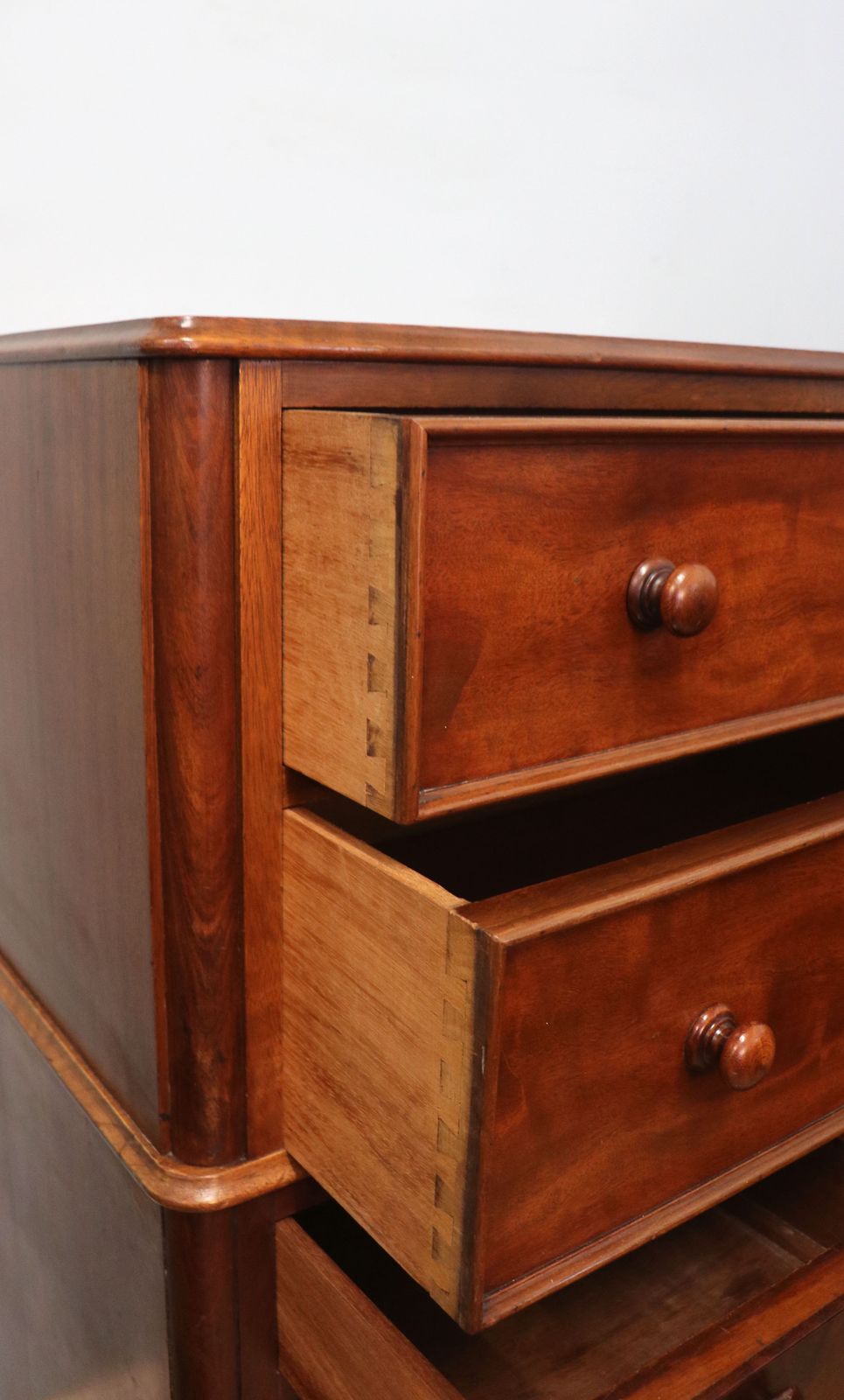 Furniture Victorian Quality! A Well Made And Wonderfully Practical Mahogany Side Cabinet. photo