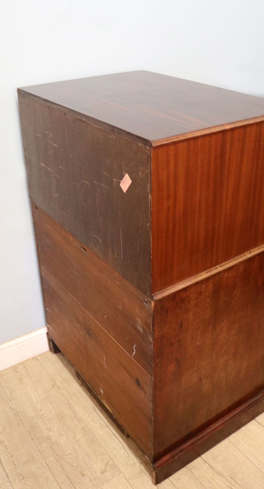 395.0 Victorian Quality! A Well Made And Wonderfully Practical Mahogany Side Cabinet. photo