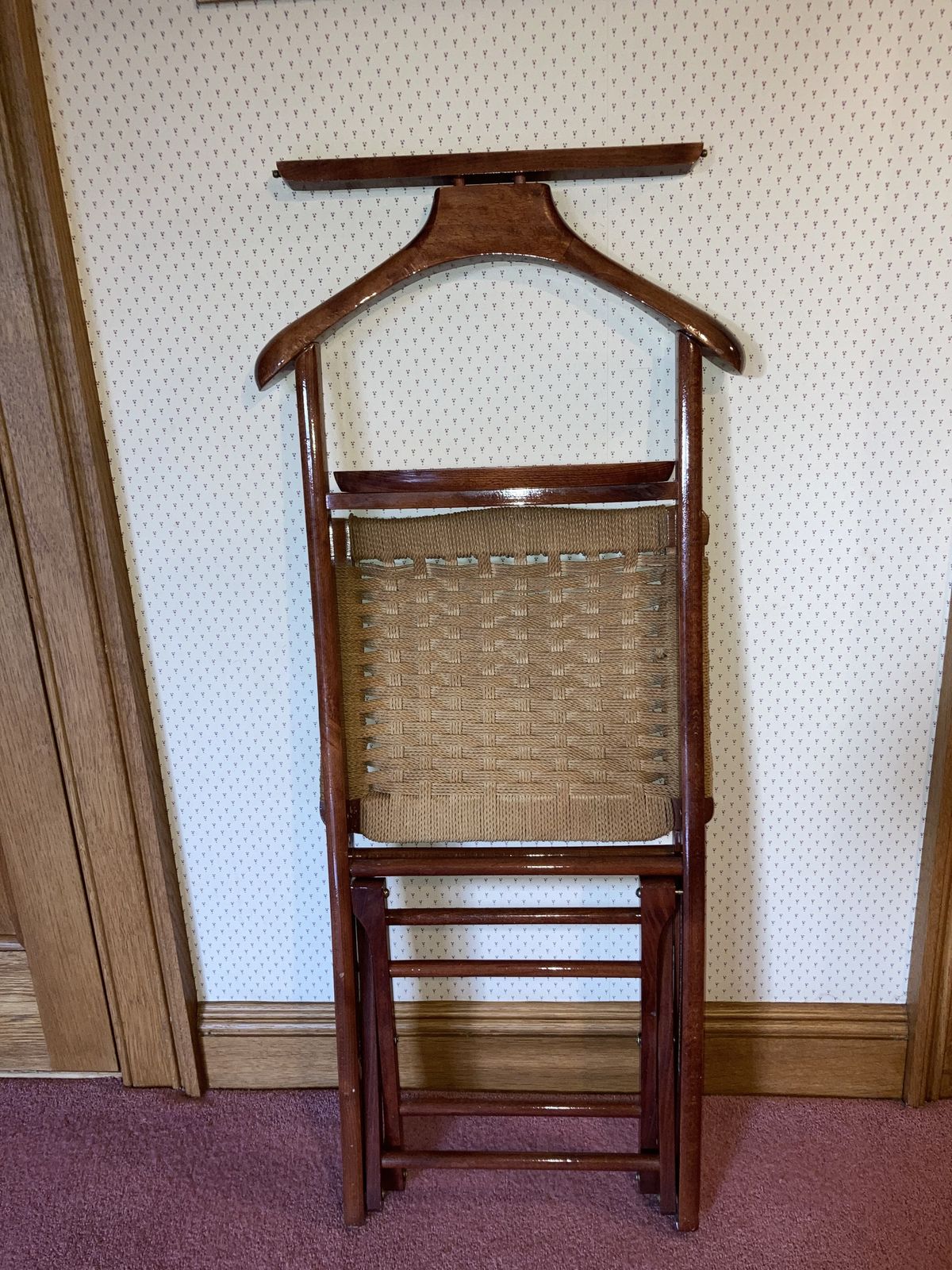 Italian Gentlemen’s Folding Valet Chair