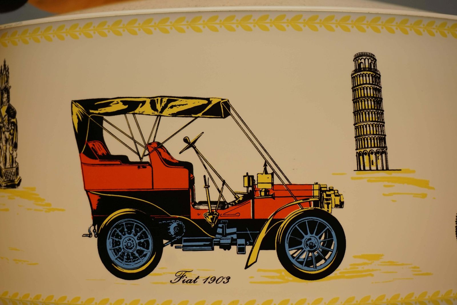 photo furniture Pendant Light Decorated With Oldtimers